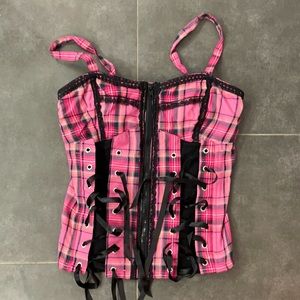 Pink Corset Top